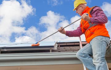 West Kington soft wash roof cleaning